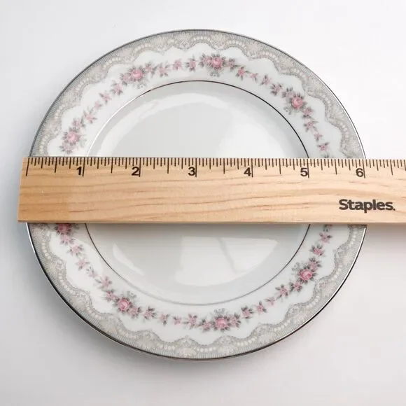 Vtg Noritake China Glenwood Dinnerware 7 Piece Place Setting for one #5770 Japan - Picture 12 of 16